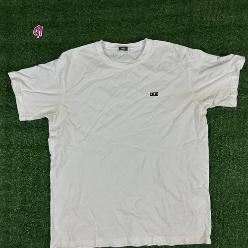 Kith White S/S Lax Men's T-Shirt (USED) - Size XL