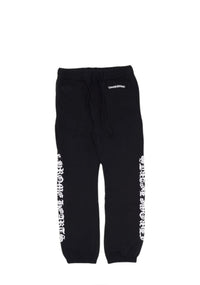 Chrome Hearts Scroll Logo Sweatpants “Black” Size Large