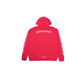 Chrome Hearts Scroll Logo Pullover Hoodie “Red” Size XL