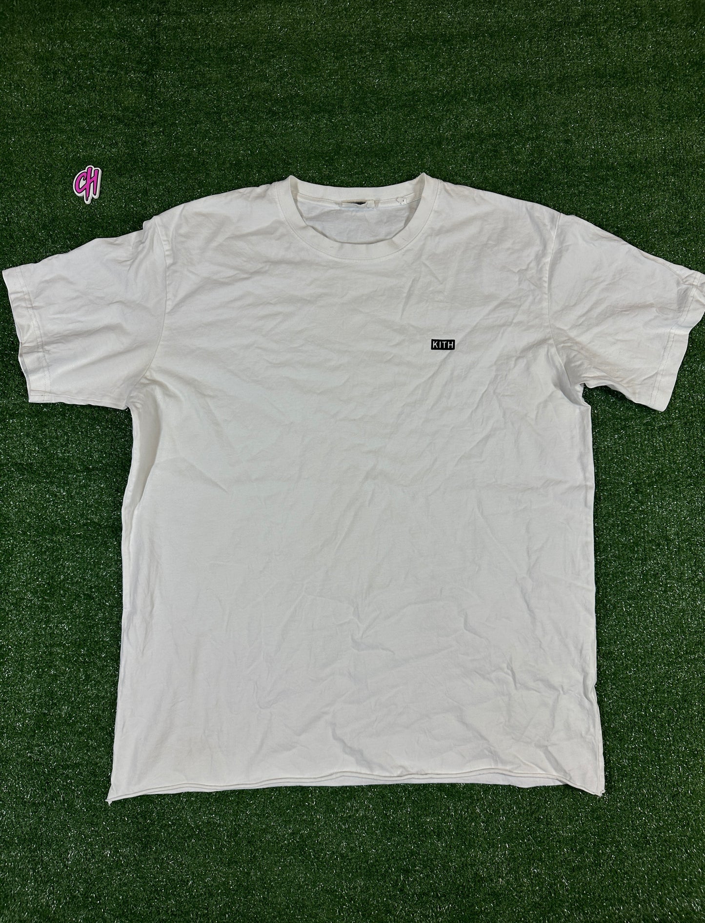 Kith White S/S Lax Men's T-Shirt (USED) - Size XL