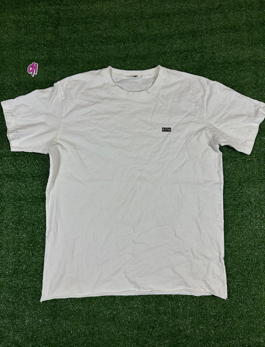 Kith White S/S Lax Men's T-Shirt (USED) - Size XL