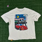 Gallery Dept. 'Drive Thru' Boxy Fit Cream T-Shirt (USED) - Size XL