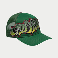 Godspeed GS Neo Trucker Hat - Green/Yellow/Red