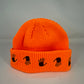10 Deep 'Many Hands' Orange Beanie Brand New - One Size