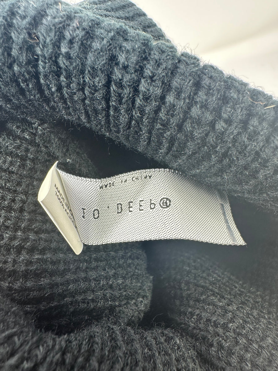 10 Deep 'Many Hands' Black Beanie Brand New - One Size