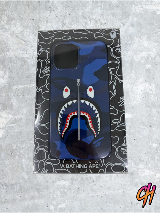 BAPE Color Camo Blue Shark iPhone 12 Pro Max Case