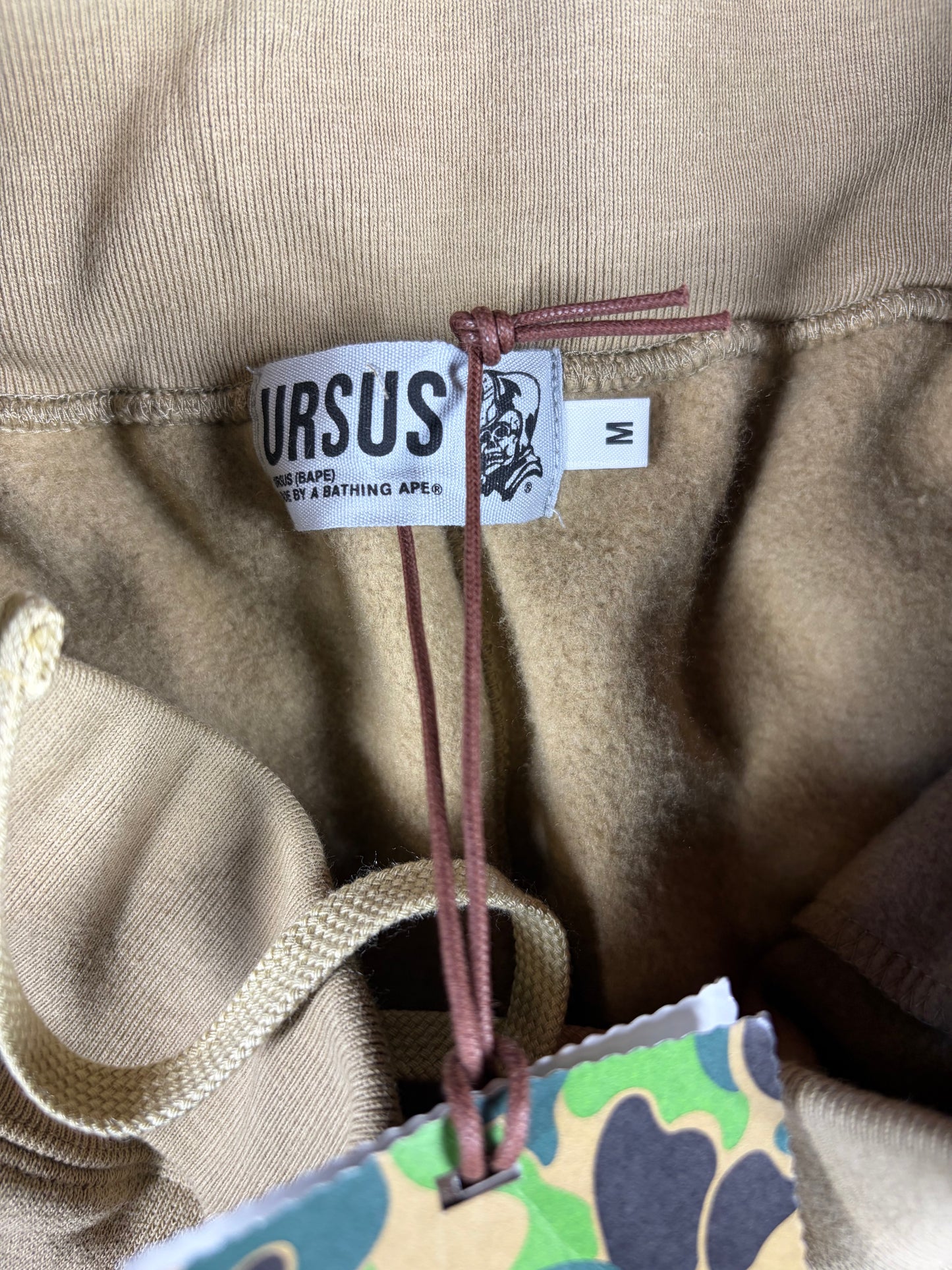 BAPE X Ursus Beige Jogger Sweatpants Size Medium