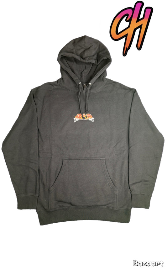 10 Deep ‘Shogun’s Revenge’ Black Pullover Hoodie Brand New