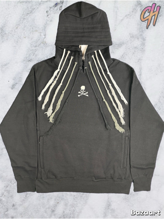 Mastermind Vs. Bape Multi-String Black Hoodie Size Medium