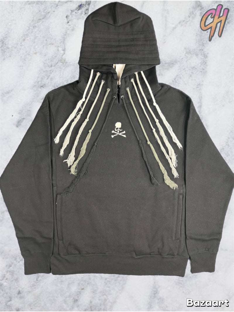 Mastermind Vs. Bape Multi-String Black Hoodie Size Medium