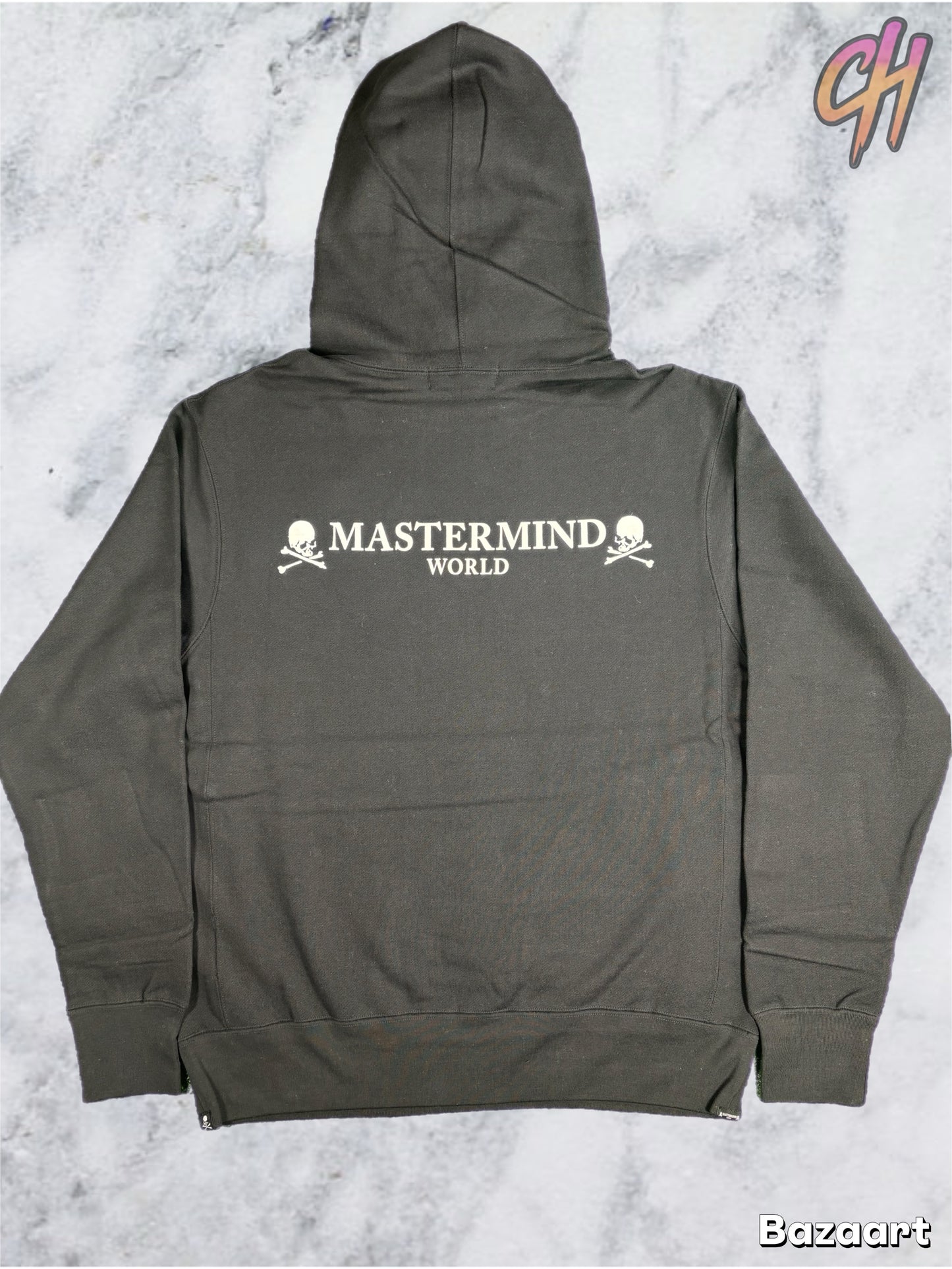 Mastermind Vs. Bape Multi-String Black Hoodie Size Small