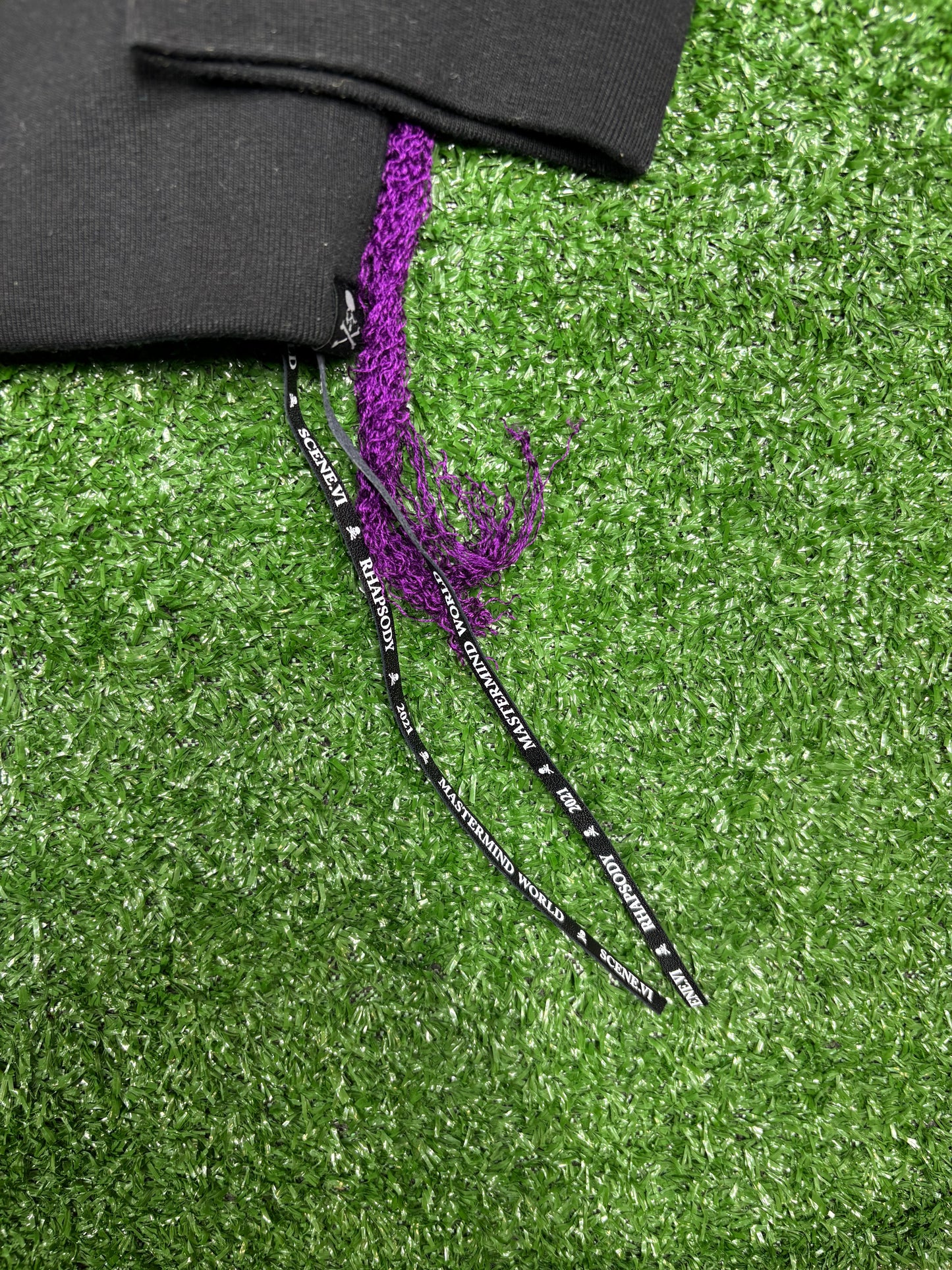 Mastermind Vs. Bape Hand Stitched Tassle Crewneck Sweater Size Large