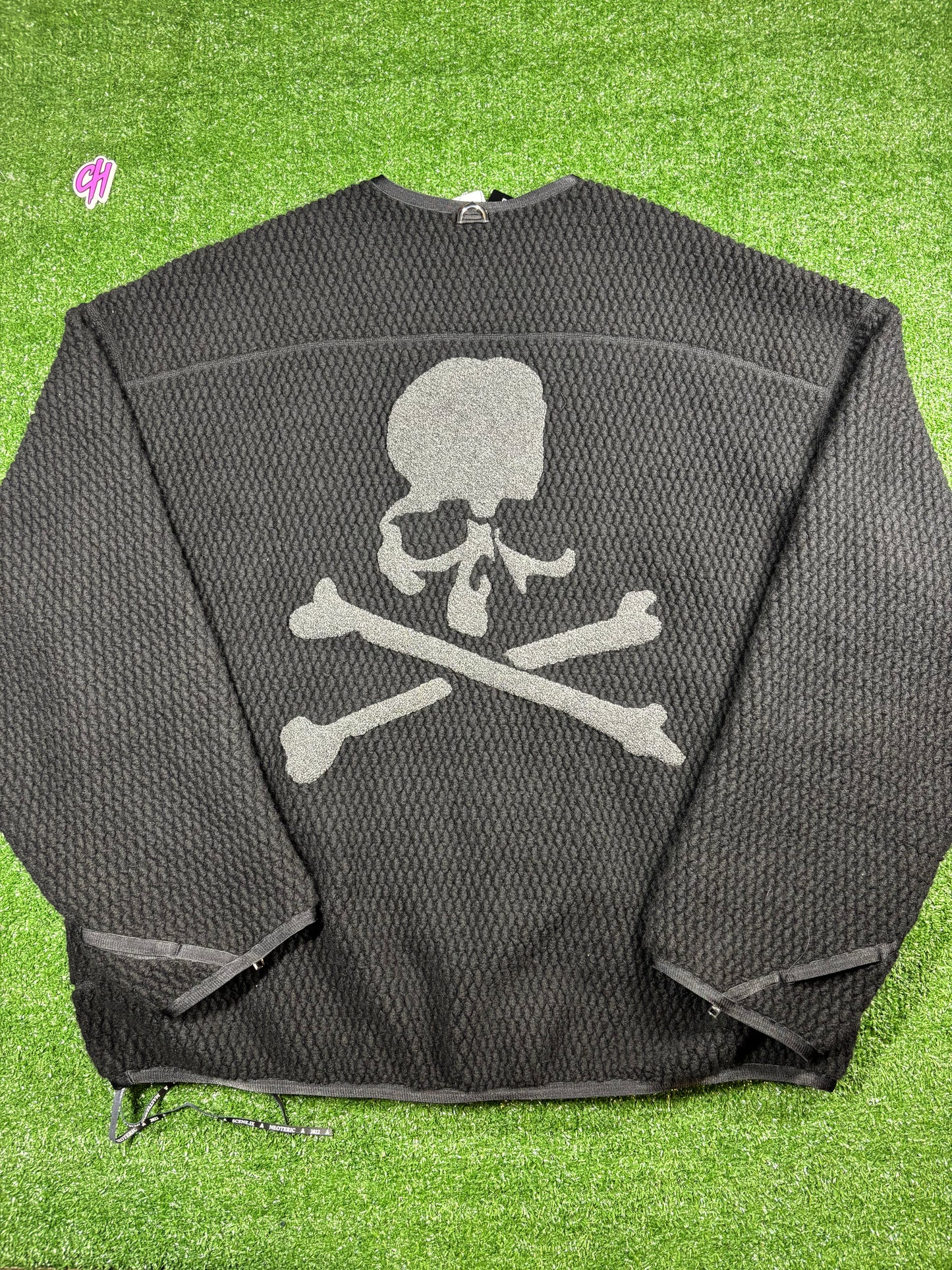Mastermind World Cashmere Black Cardigan Size Medium (MSRP: $7,150)