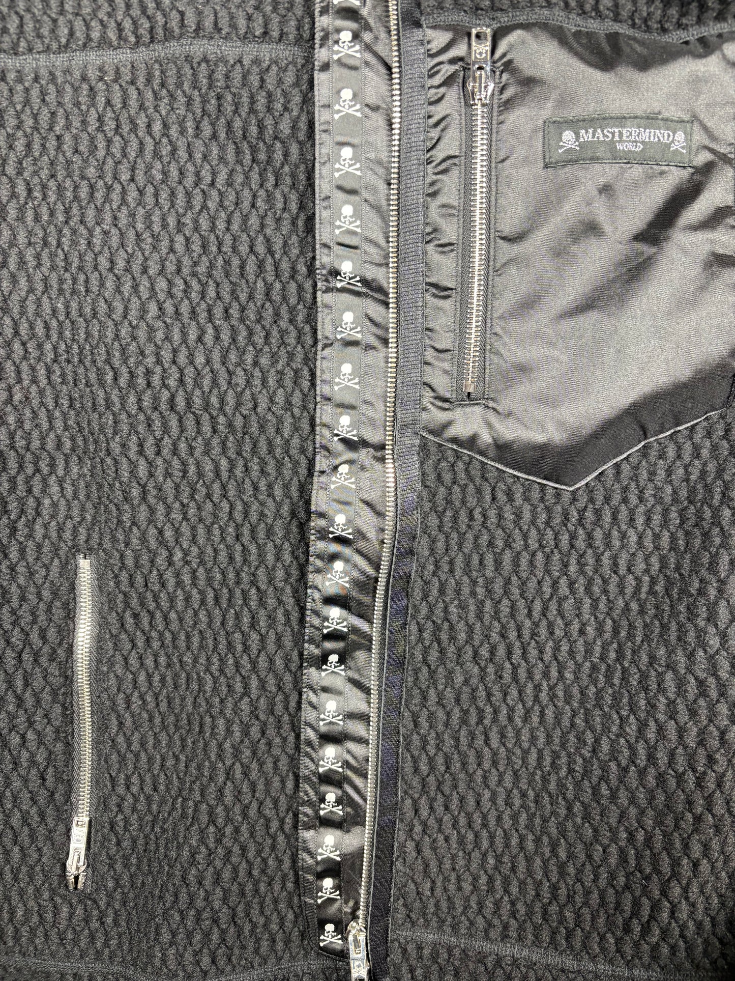 Mastermind World Cashmere Black Cardigan Size Medium (MSRP: $7,150)