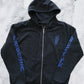 Chrome Hearts Thermal Blue Letter Full Zip Up Black Size Medium Mens