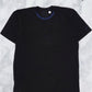 Chrome Hearts Blue Neck Logo Black S/S T-Shirt - Size Large