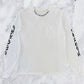 Chrome Hearts Neck Logo Long Sleeve Pocket Crew T-shirt White