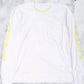 Chrome Hearts Neck Logo Longsleeve Shirt Whit & Yellow Exclusive