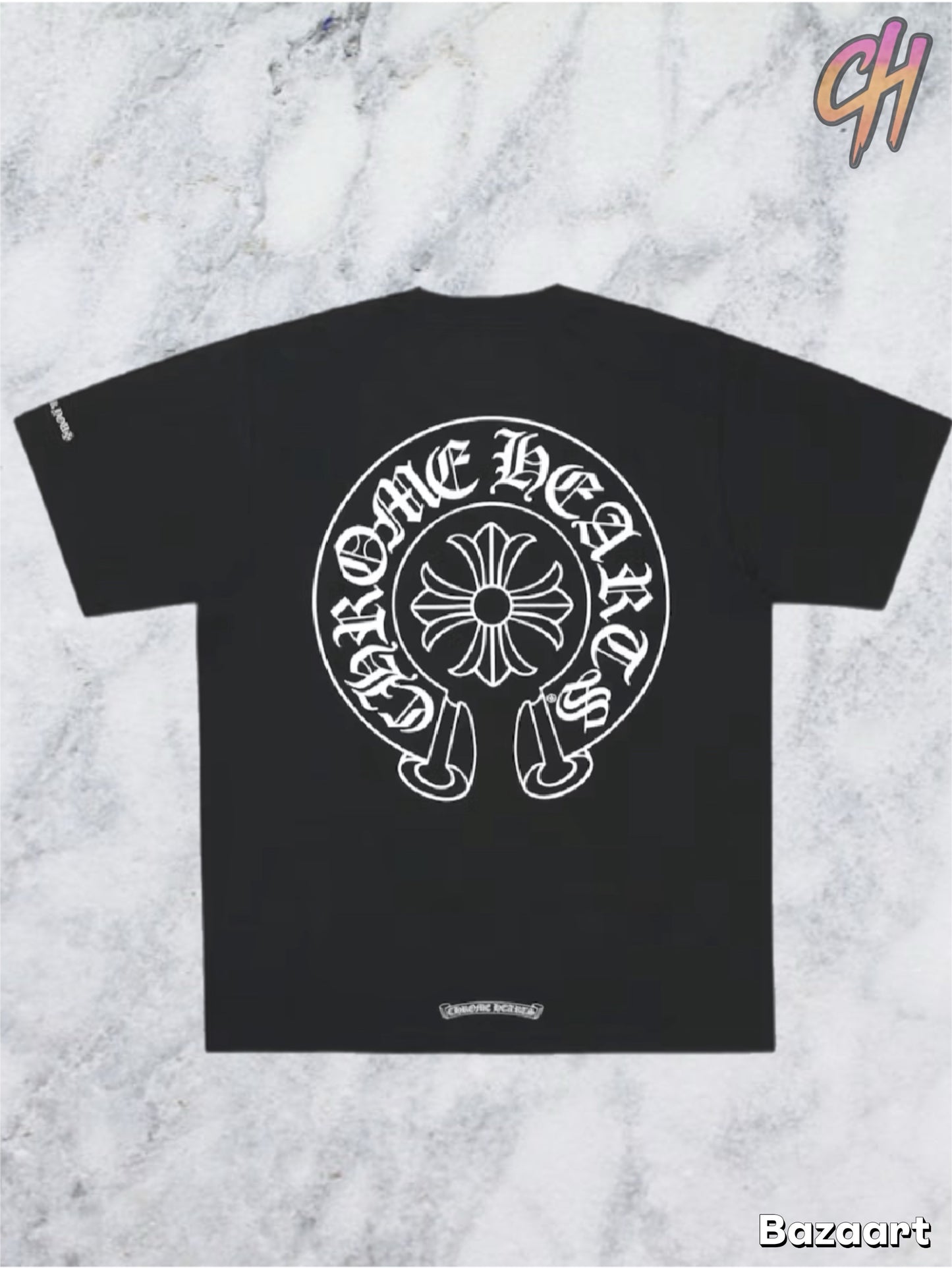Chrome Hearts Horse Shoe Logo Pocket T-Shirt Black