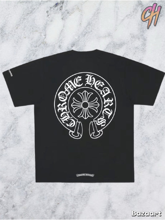 Chrome Hearts Horse Shoe Logo Pocket T-Shirt Black