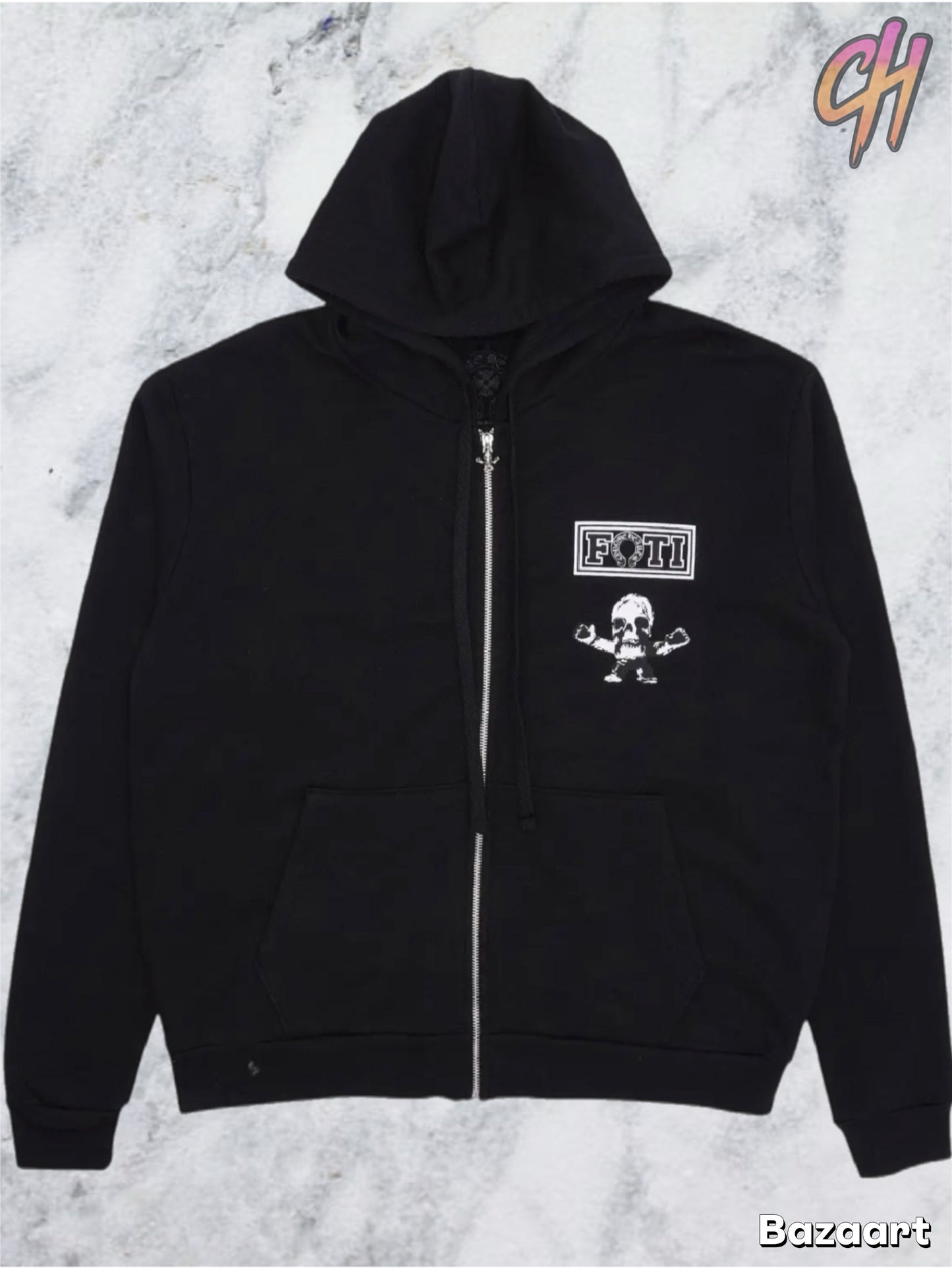 Chrome hearts FOTI zip up hoodie