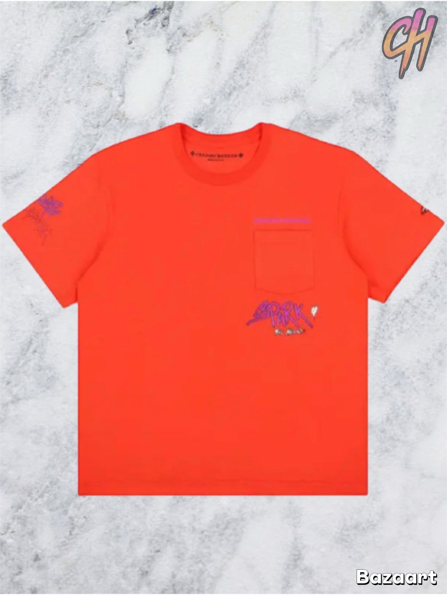 Chrome Hearts Matty Boy Sadistic Lipstick Orange S/S T-Shirt