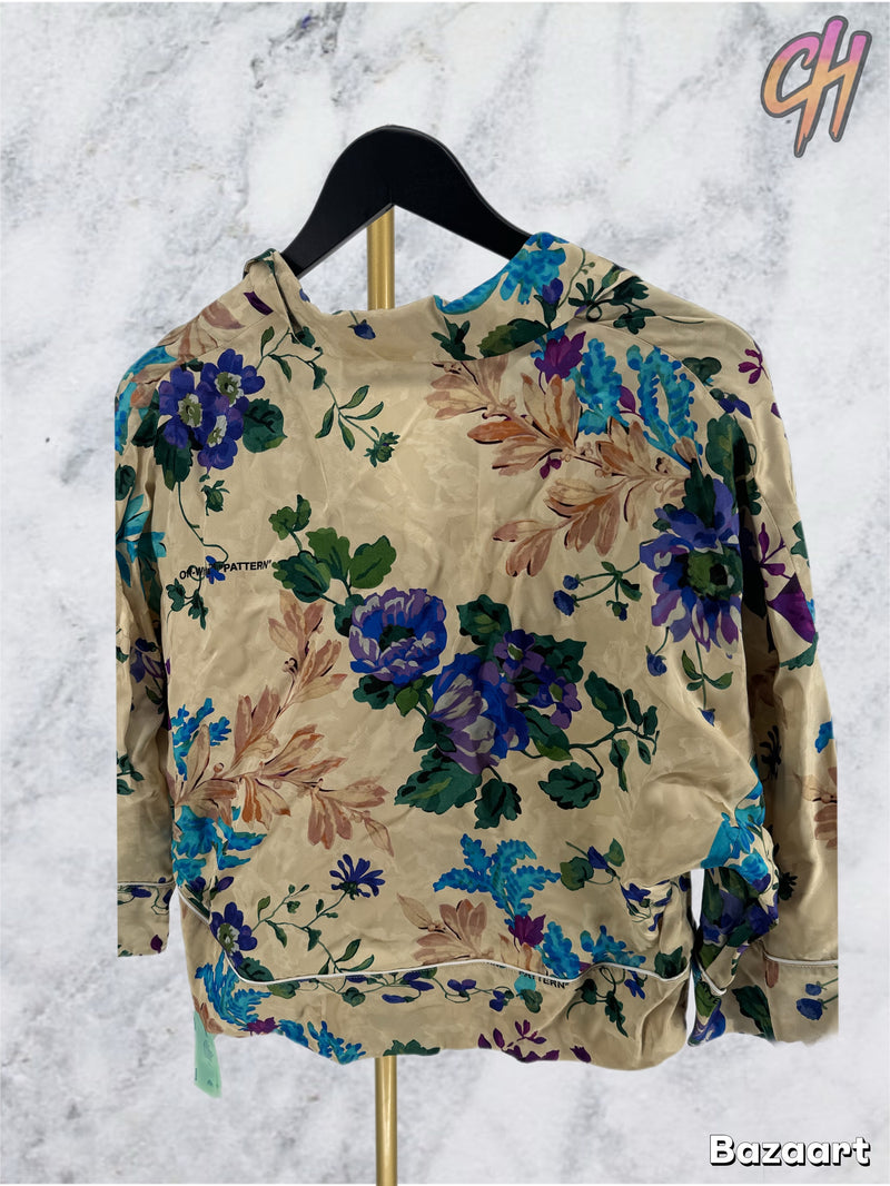 Off-White Camoflo Jacq Pajama Over Shirt SZ 38 MSRP: ($935.00)