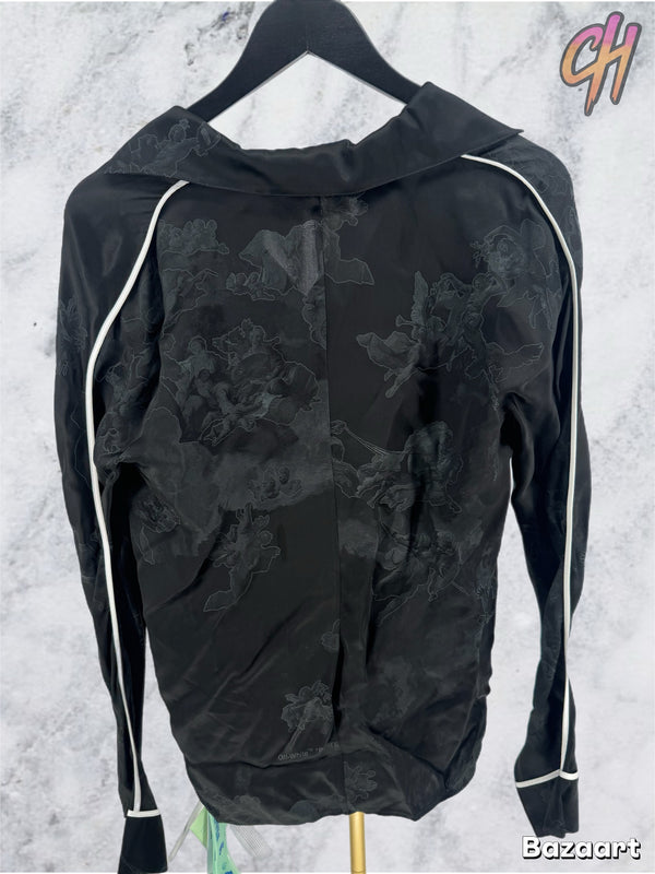 Off-White Jacquard Pijama Shirt SZ 38 (MSRP: $886.00)