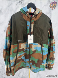 Moncler Kounde Giubbotto Kunde Camouflage Camo Nylon Jacket Mountain SZ 4(XL)