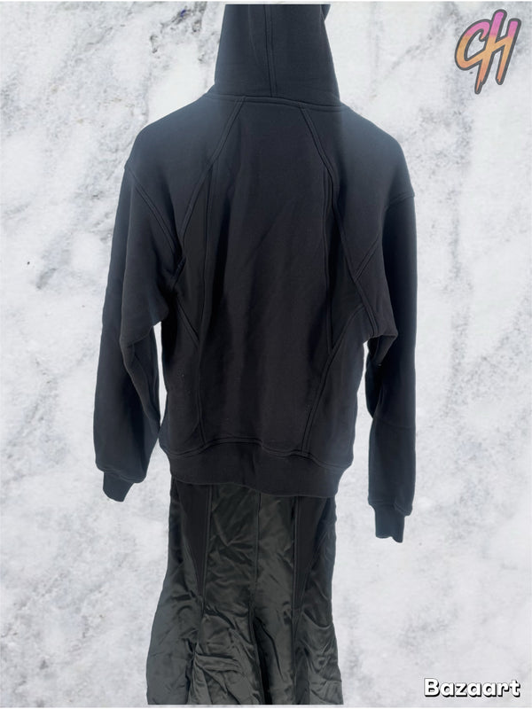 Off-White Logo Embroidered Hoodie Dress Size 40 (MSRP: $2448.00)