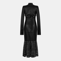 Off White Women's Maxi Dress Black Size 40 (MSRP: $3625.00)