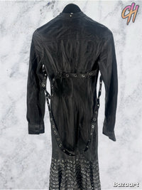 Off White Women's Maxi Dress Black Size 40 (MSRP: $3625.00)