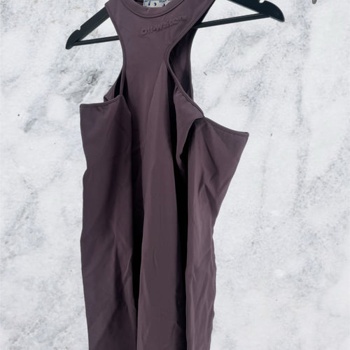 Off-White c/o Virgil Abloh Women's Purple Midi Dress Size 40 (MSRP: $1250)