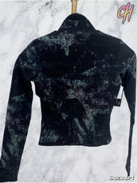 Off-White
Printed Mock Neck Crop Top SZ XS