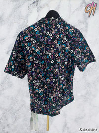 Off-White Men's Multicolor Floral Sport Shirt SZ XS