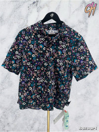 Off-White Men's Multicolor Floral Sport Shirt SZ XS