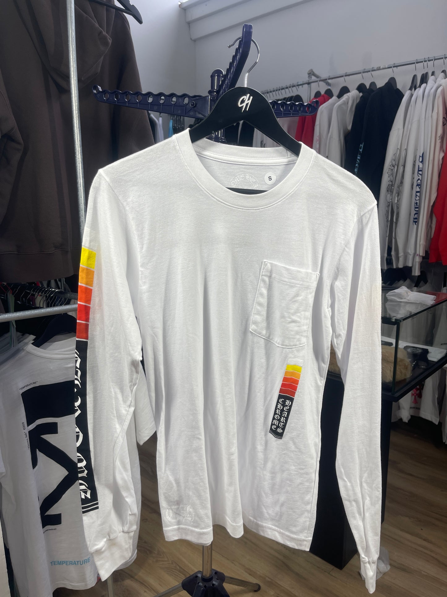 Chrome Hearts Boost Long Sleeve Shirt White