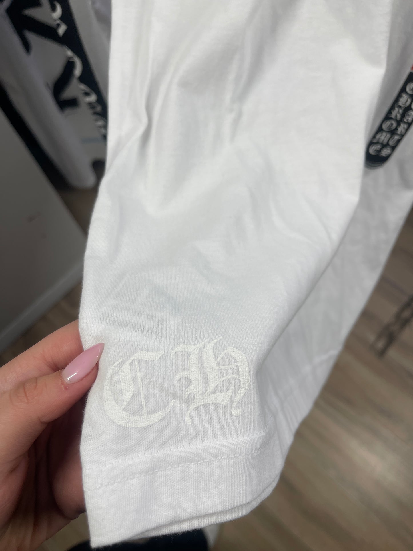 Chrome Hearts Boost Long Sleeve Shirt White