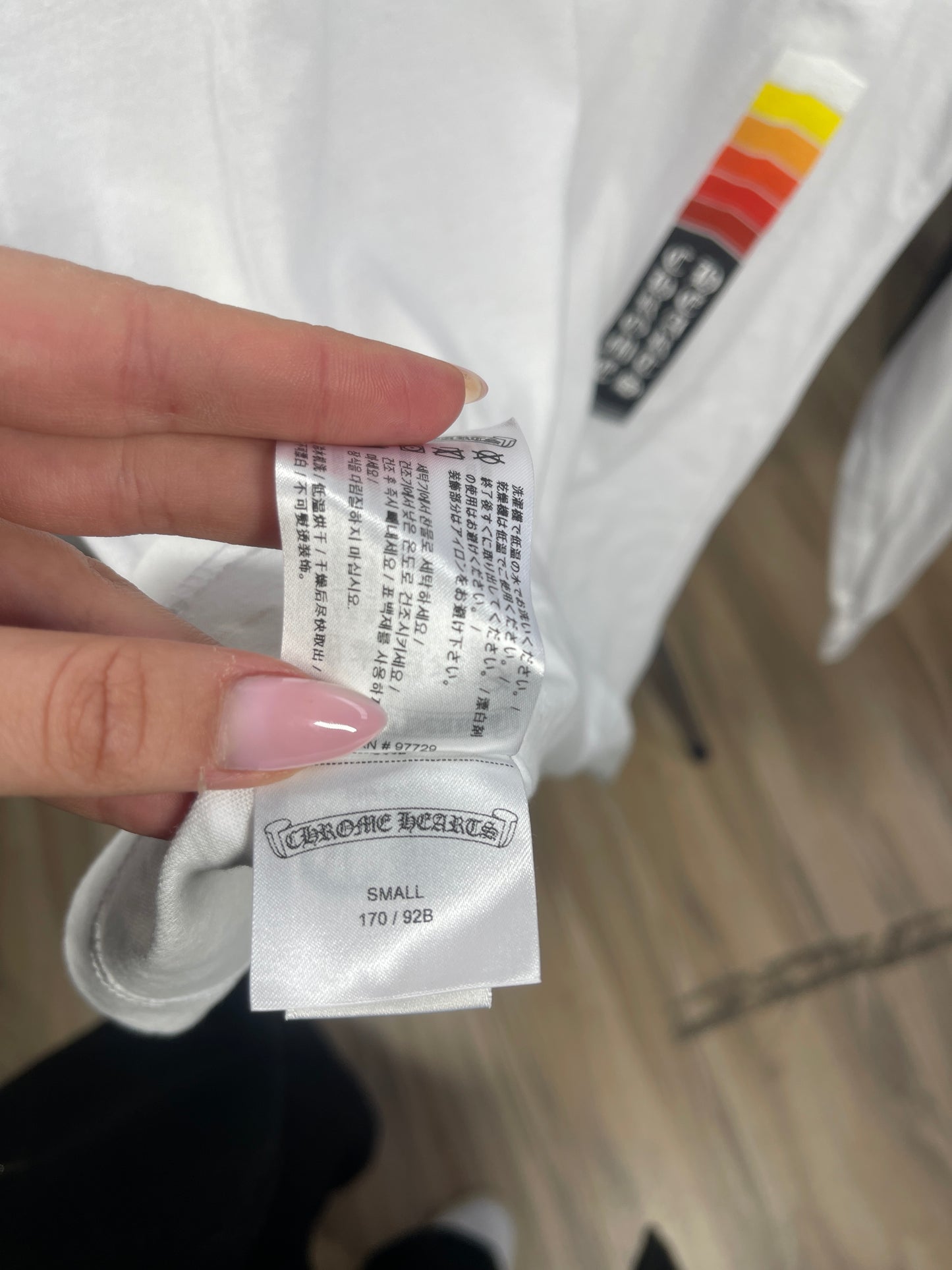 Chrome Hearts Boost Long Sleeve Shirt White