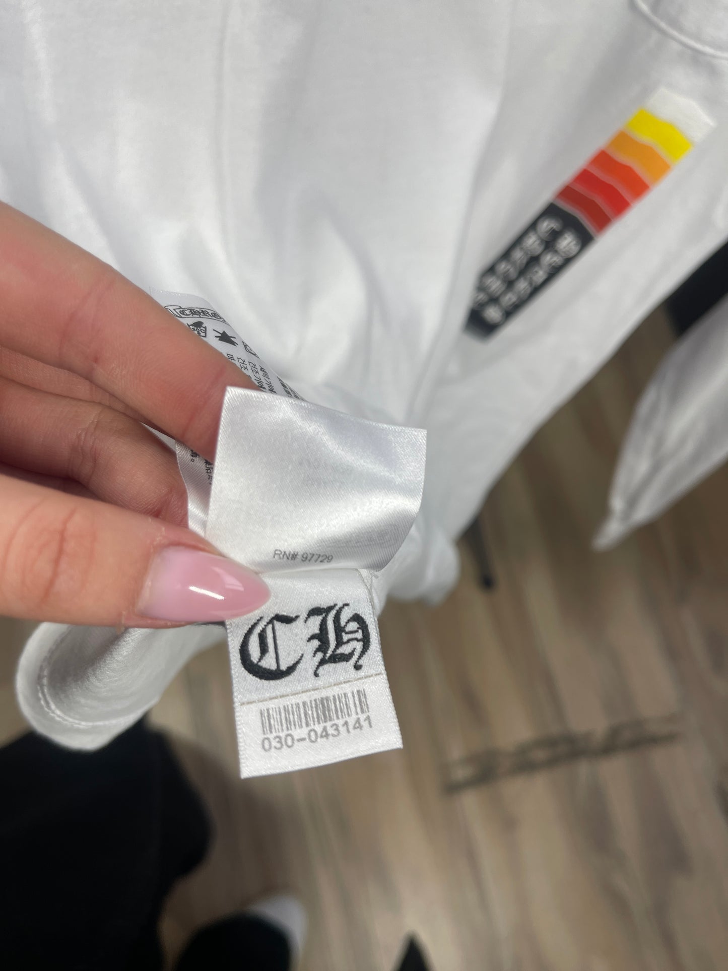 Chrome Hearts Boost Long Sleeve Shirt White