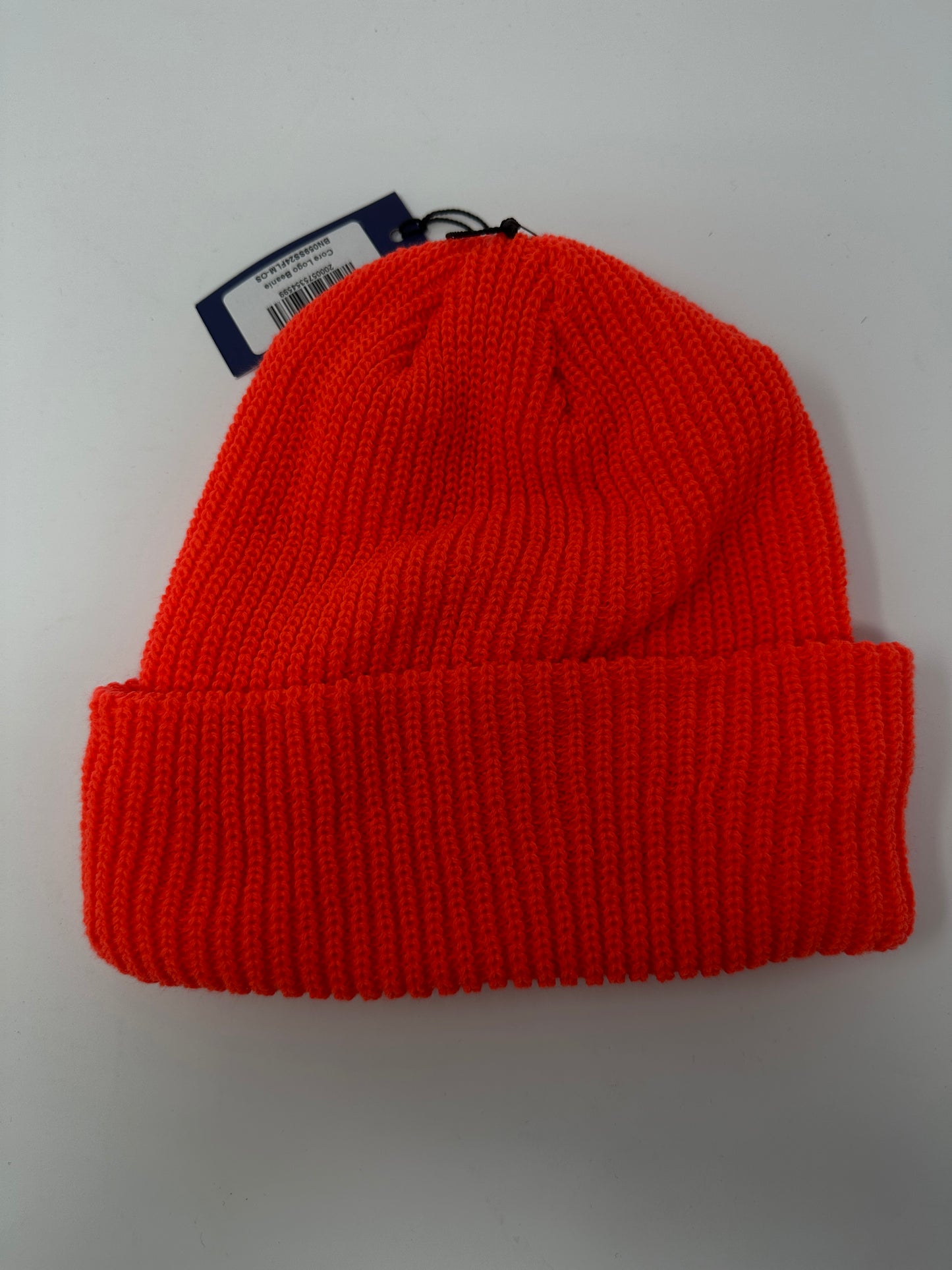Noah NY Brand New Core Logo Orange Beanie - One Size