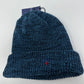 Noah NY Brand New Knit Marled Logo Core Blue Beanie - One Size