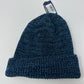 Noah NY Brand New Knit Marled Logo Core Blue Beanie - One Size
