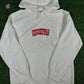 Supreme X CDG Box Logo White Hoodie (DAMAGED) SS17 - Size XL