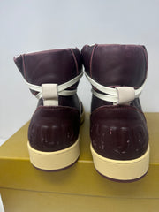 RHUDE Authentic Rhecess Hi Sneaker- Maroon -MSRP:$670.00 Size 12 Mens Shoe