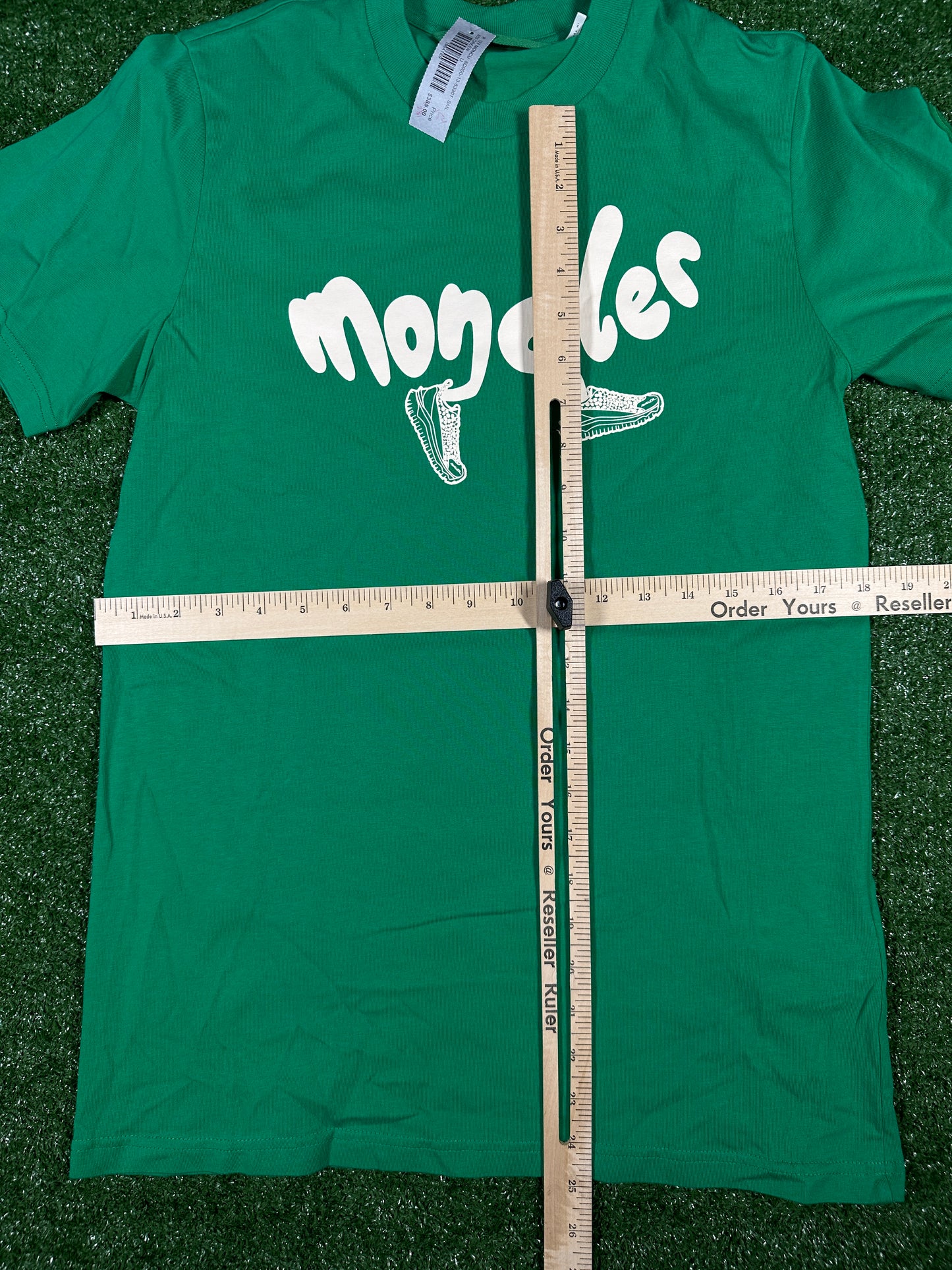 Moncler Green 'Bubble Running' Brand New Men's T-Shirt - Size Small