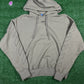 Off-White Brown 'Embroidered Arrows' Cotton Pullover Hoodie - Size Small