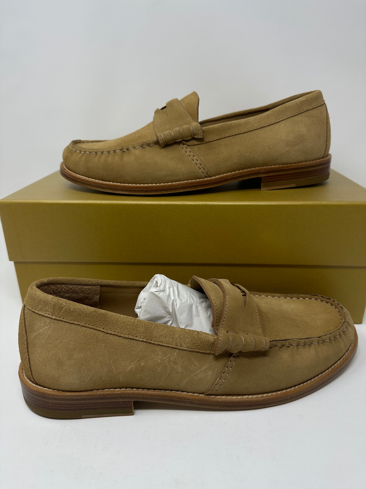 RHUDE Authentic  Men's Slip On Loafer Shoes Tan Size 11M MSRP $595