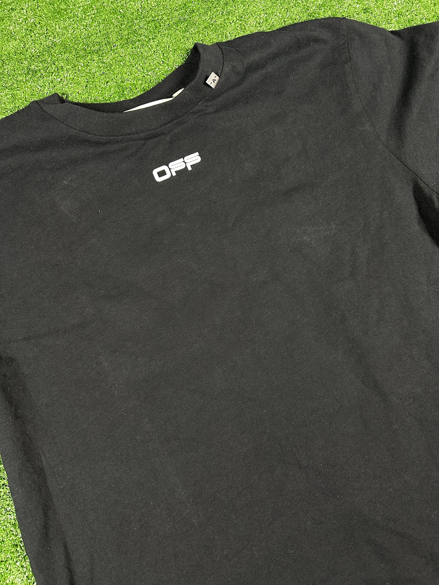 Off-White Caravaggio Painting Graphic Black/White T-Shirt (USED) - Size XXS