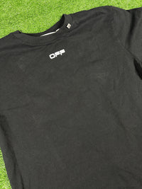 Off-White Caravaggio Painting Graphic Black/White T-Shirt (USED) - Size XXS